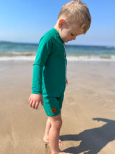 One Piece Rashguard Suit - Forest Green