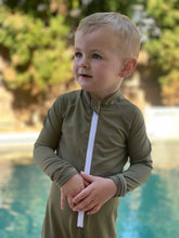 One Piece Rashguard Suit - Khaki Olive