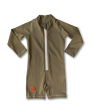 One Piece Rashguard Suit - Khaki Olive
