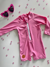 One Piece Rashguard Suit - Malibu Pink