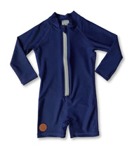 One Piece Rashguard Suit - Navy Blue