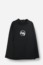 White Logo - Rashguard Top - Black
