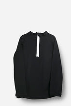 White Logo - Rashguard Top - Black