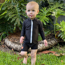 One Piece Rashguard Suit - Black