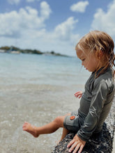 One Piece Rashguard Suit - Khaki Grey