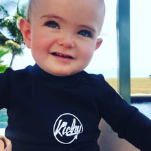 White Logo - Rashguard Top - Black