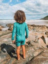 One Piece Rashguard Suit - Dark Teal