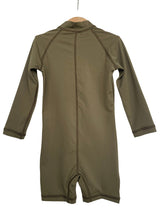 One Piece Rashguard Suit - Khaki Olive