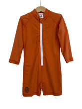 One Piece Rashguard Suit - Rust Orange - Size 000 Only Left!