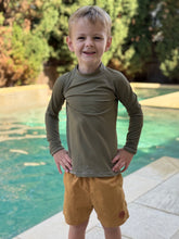 Rashguard Top - Khaki Olive