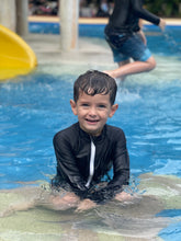 One Piece Rashguard Suit - Black