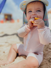 One Piece Rashguard Suit - Baby Pink