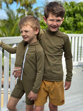 Rashguard Top - Khaki Olive