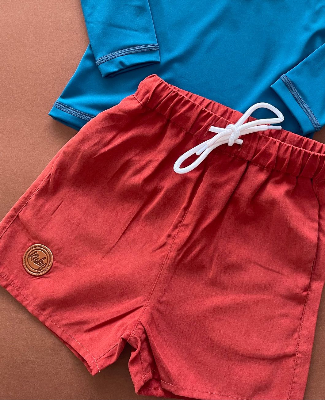Board Shorts - Rust Red