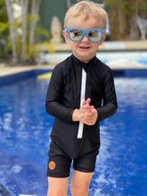 One Piece Rashguard Suit - Black