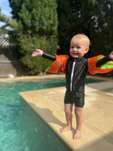 One Piece Rashguard Suit - Black