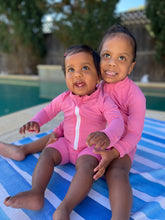 One Piece Rashguard Suit - Malibu Pink