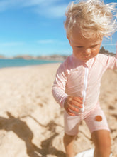 One Piece Rashguard Suit - Baby Pink