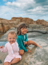 One Piece Rashguard Suit - Baby Pink