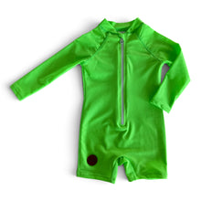 NEW! One Piece Rashguard Suit - Laser Green