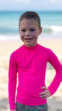 Rashguard Top - Electric Pink