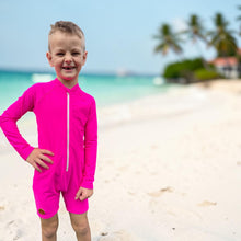 NEW! One Piece Rashguard Suit - Extreme Pink