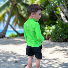 NEW! Rashguard Top - Laser Green