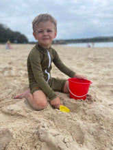 One Piece Rashguard Suit - Khaki Olive