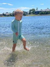 One Piece Rashguard Suit - Seafoam