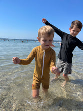 One Piece Rashguard Suit - Golden Mustard