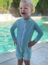 One Piece Rashguard Suit - Seafoam