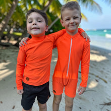 NEW! One Piece Rashguard Suit - Safety Orange