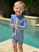 One Piece Rashguard Suit - Hamptons Blue