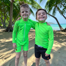 NEW! One Piece Rashguard Suit - Laser Green