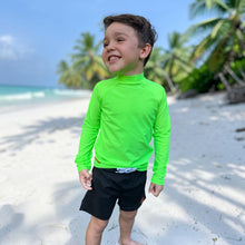 NEW! Rashguard Top - Laser Green