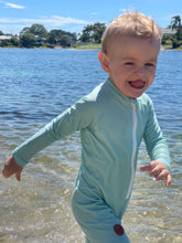 One Piece Rashguard Suit - Seafoam