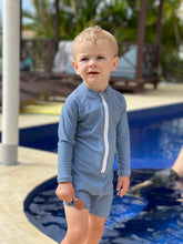 One Piece Rashguard Suit - Hamptons Blue