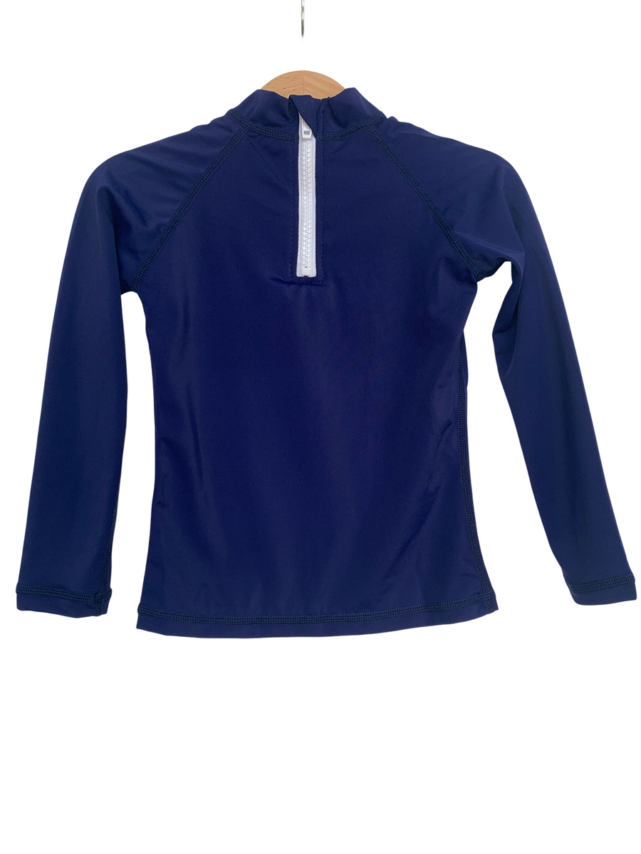 Rashguard Top - Navy Blue – Kicky Swim
