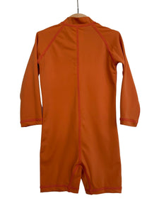 One Piece Rashguard Suit - Rust Orange